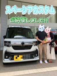 スペーシアカスタムご納車しました！